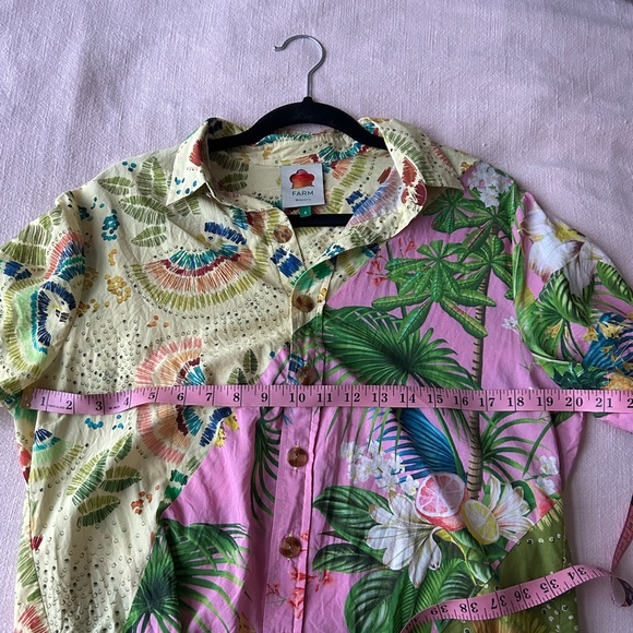 FARM Rio Colorful Birds Mixed Prints Shirt - Picture 7 of 8